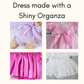 The Iris - Baby Shiny Organza Dress - White
