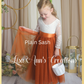 Flower Girl Dress for Toddler in Burnt Orange