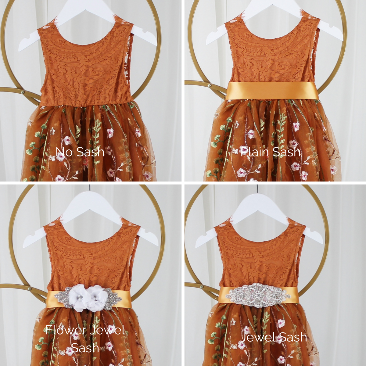 sash options for dress