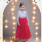 Girls Red Christmas Dress