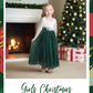 Girls Green Christmas Dress