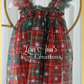 Baby Girl Christmas dress in plaid