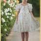 The Wildflower - Girls Floral Dress - White