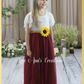 sunflower flower girl dress