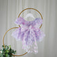 1st birthday romper for baby girl in a lavender ombre butterfly for butterfly birthday