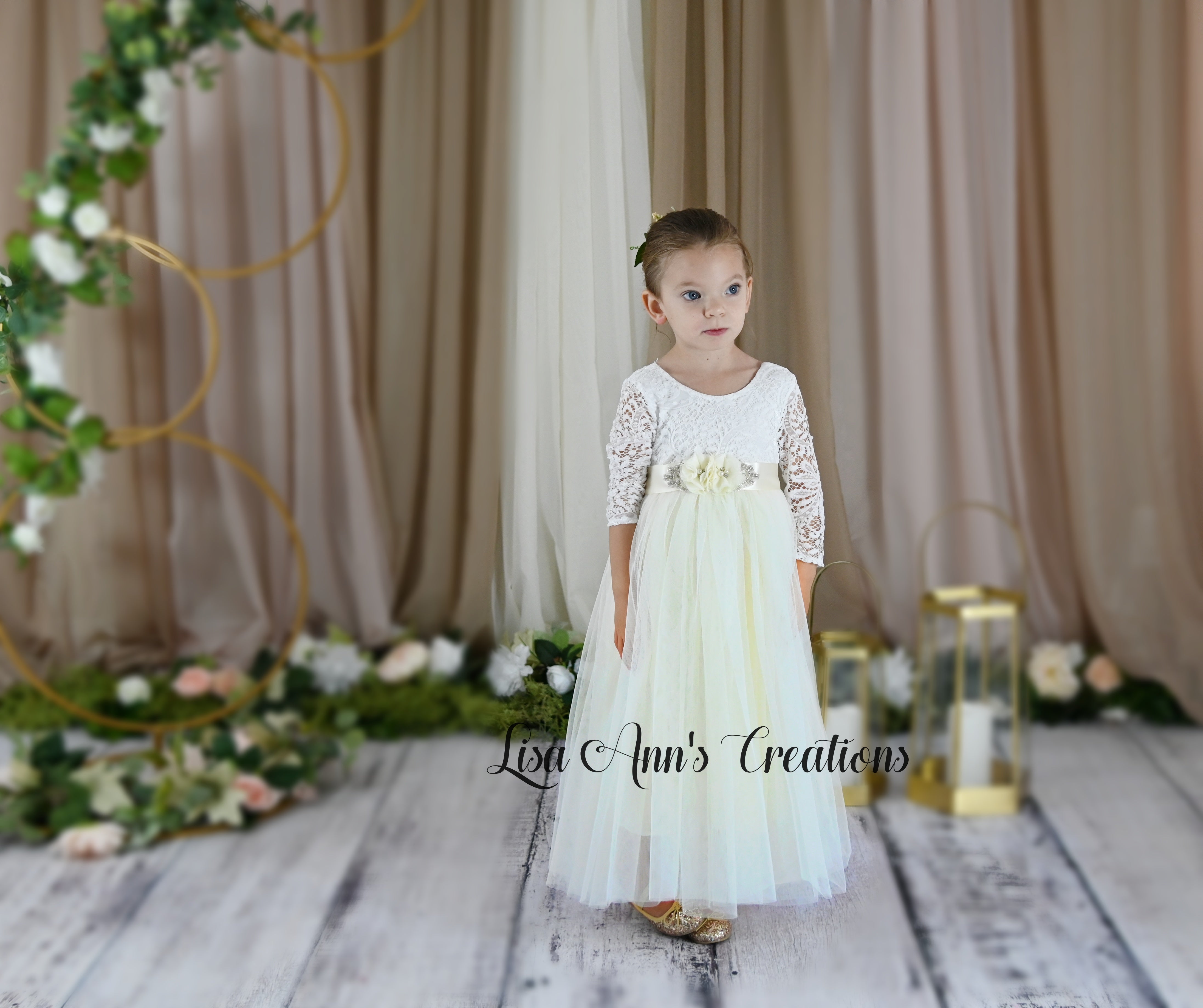 Ivory Jr Bridesmaids Dresses